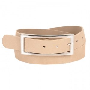 Ledergürtel Donna beige 105 cm