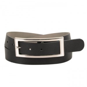 Ledergürtel Donna schwarz 95 cm