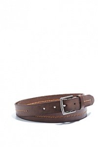 Ledergürtel mit Mittelnaht