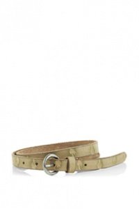 Ledergürtel mit Motiv-Prägung