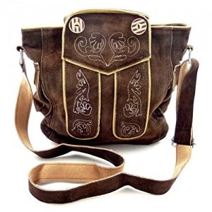 Lederhosen Tasche dunkelbraun