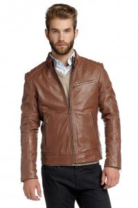 Lederjacke aus Lammnappa