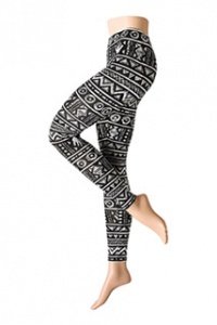 Leggings mit Inka-Print