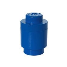 Lego - Storage Brick 1 Round, blau