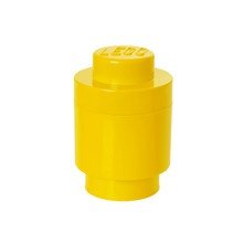 Lego - Storage Brick 1 Round, gelb