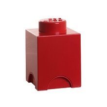 Lego - Storage Brick 1, rot