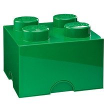 Lego - Storage Brick 4, dunkelgrün