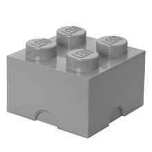 Lego - Storage Brick 4, medium stone gre