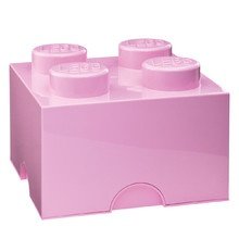 Lego - Storage Brick 4, rosa