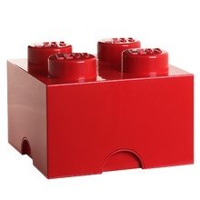 Lego - Storage Brick 4, rot