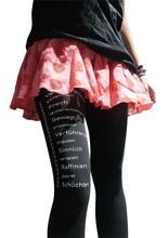 Legs Talk Strumpfhose mit Stimmungsskala