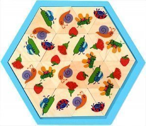 Legspiel "Im Garten" Hess Holzspielzeug