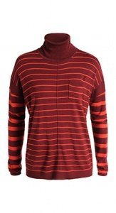 Leichter Viskose/Woll-Mix-Ringelrolli