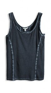Leichtes Baumwoll Jersey Vintage Tank