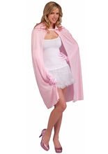 Leichtes Cape mit Kragen Umhang rosa