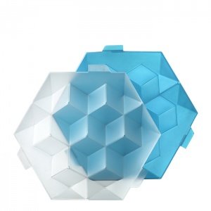 Lékué Ice Cube XL Eiswürfelbereiter Blau