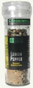 Lemon Pepper Gewürzzubereitung in der Ge