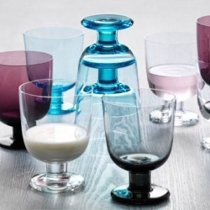 Lempi Trinkglas 2er Set grau