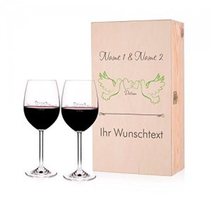 Leonardo Weingläser mit Gravur