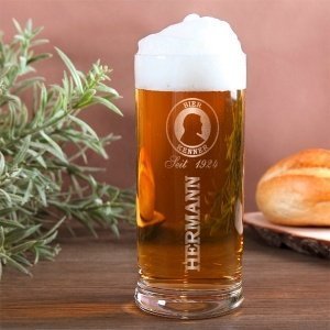 Leonardo Bierbecher mit Wunschname und G