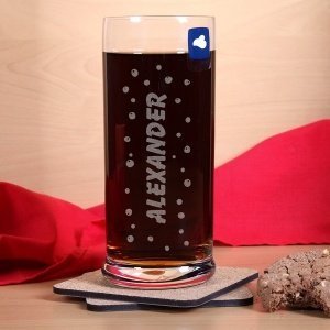 Leonardo Trinkglas mit sprudelndem Motiv