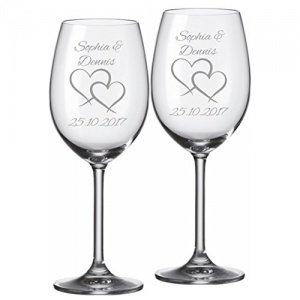 Leonardo Weingläser mit Gravur