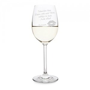 Leonardo Weißweinglas mit Gravur