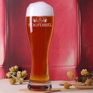 Leonardo Weizenbierglas mit Wunschnamen