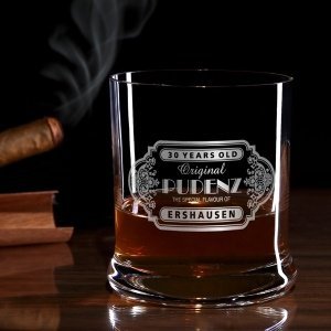 Leonardo Whiskey Glas mit Ornamenten, Na