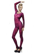 Leopard Bodysuit pink-schwarz