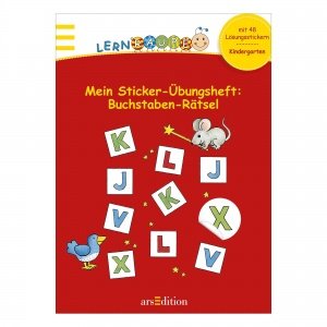 Lernraupe Sticker-Übungsheft "Erste Buch