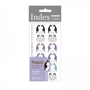 Lesezeichen Index Label Set Pinguine 