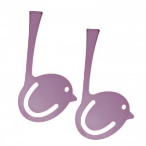 Lesezeichen Pi:p 2er transparent pflaume