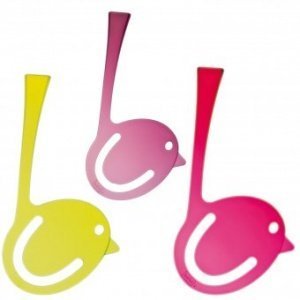 Lesezeichen Pi:p 3er transparent oliv/hi