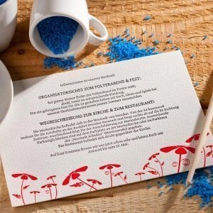 Letterpress Hochzeitseinladung Hello my 