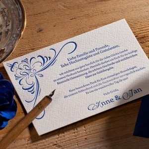 Letterpress Save the-Date/Dankeskarte El