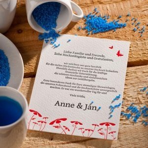 Letterpress Save the-Date/Dankeskarte He