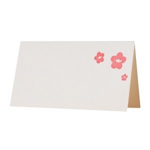 Letterpress Tischkarte Blütenzauber zum 