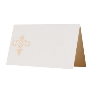 Letterpress Tischkarte Chateau zum Besch