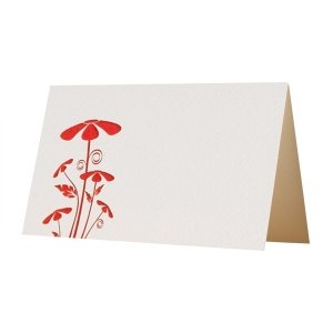 Letterpress Tischkarte Hello my dear! zu