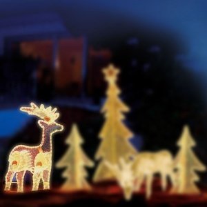 Leucht-Rentier, H 86 cm