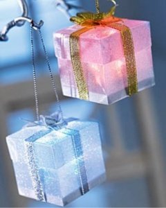 Leuchtende Geschenkverpackungen