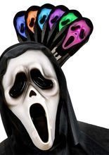 Leuchtende Halloween-Geister-Maske mit K
