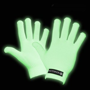 Leuchtende Handschuhe