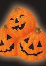 Leuchtende Kürbislampe