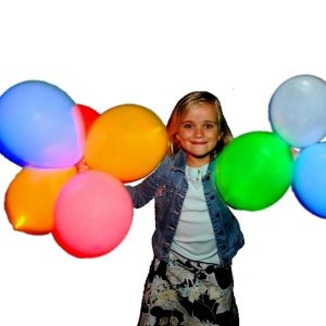 Leuchtende LED-Ballons