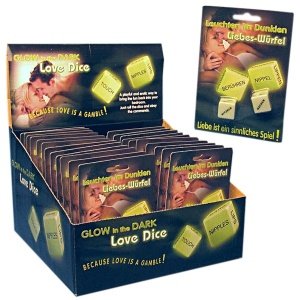 Leuchtende Liebes-Würfel