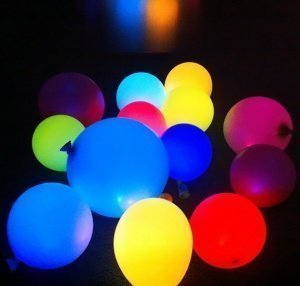 Leuchtende Luftballons - 15er Pack