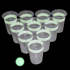 Leuchtendes Bier Pong