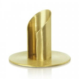 Leuchter Metall Kerze 30mm gol